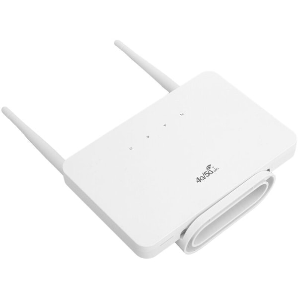 4G Mobil Portabel WiFi-router med WAN LAN-port Stöd för SIM-kort för Windows 110-240V (EU-kontakt)