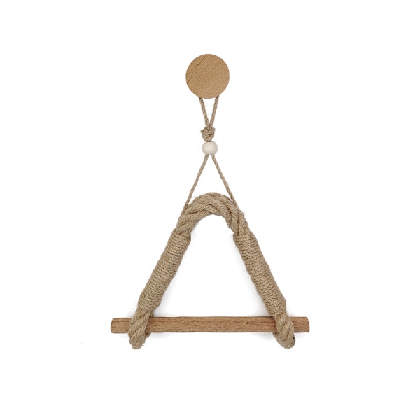 Vintage hamp reb toiletpapirholder/