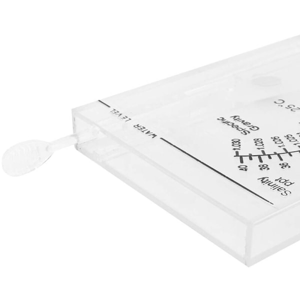 Hydrometer Salinometer för Akvarium Hydrometer Salinometer för Saltvatten Salinimeter för Akvarium