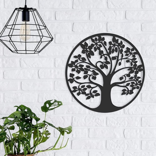 Metal Tree of Life Veggdekor Silhouette Art for Indoor Gift Outd