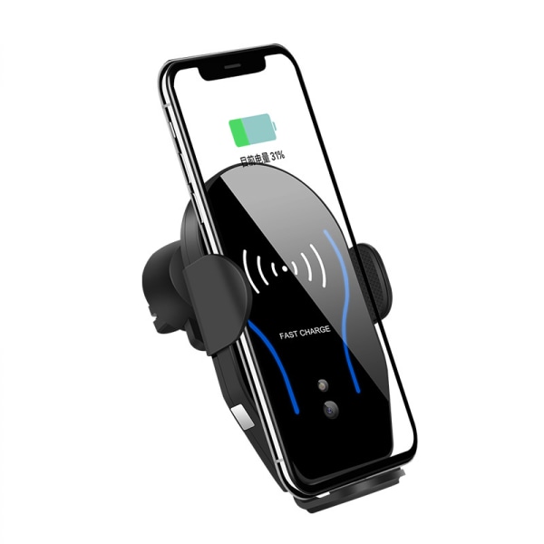 Biltelefonhållare, trådlös 10w Fast Charge 360 ​​Rotation För Smartphone