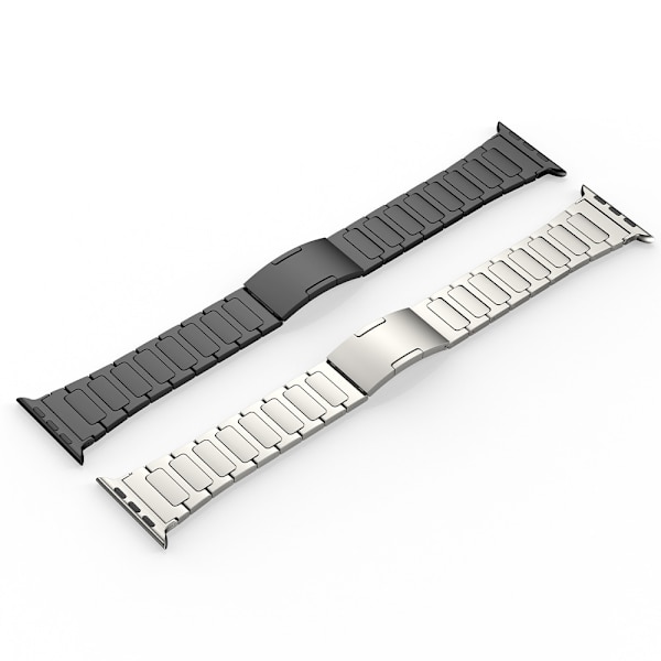 Smal Apple Watch-armband i rostfritt stål, kompatibel med Apple Watch-armband, justerbart armband för iWatch Series 9/8/7/6/5/4/3/2/1