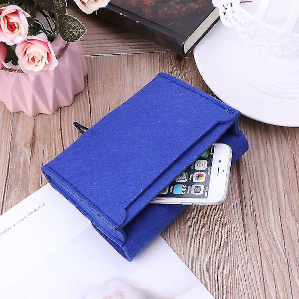 Hjemmeopbevaringspose Nøglemønt Etui Mini Filtpose Earphone Sd-kort Powerbank Data