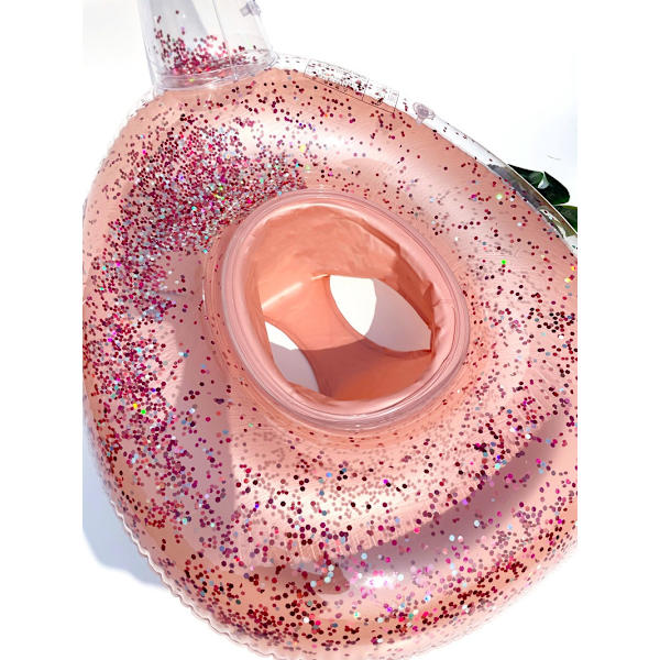 Ny Glitter Havfrue Hale Svømmering (Glitter Havfrue Hale Sæde Ring (1-5 År))
