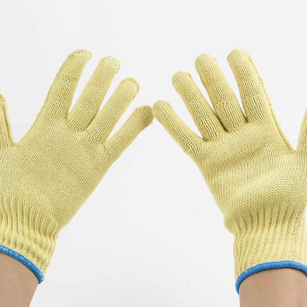 Skärsäkra arbetshandskar, 100 % Kevlar-stickade arbetshandskar, skydda dina händer från repor och skärsår i köket, träskärning, snickeri och h