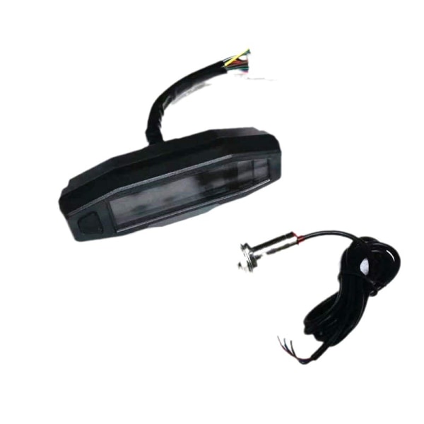 Universal motorsykkel digitalt turteller LCD-skjerm forgasser digitalt speedometer odometer med sensor