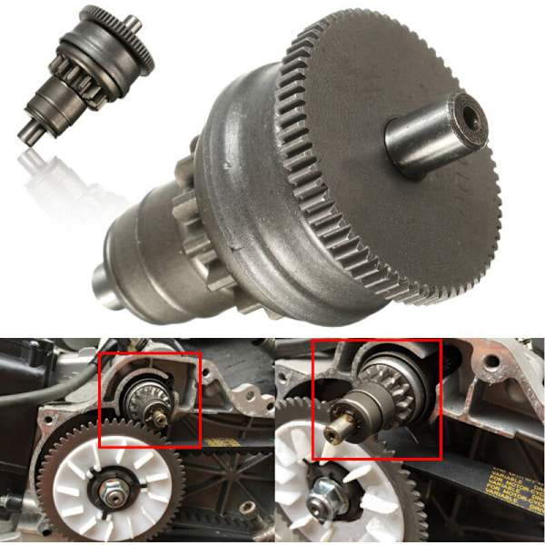 Starter gear gear sæt sæt af starterkobling til knallert gy6 50/80cc