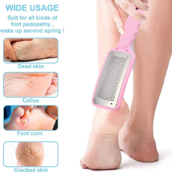 Fotfil Callus Remover, Premium fotfil för att ta bort hård hud på både våta och torra fötter (pulver)