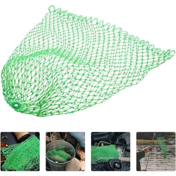 Tykk nylon reservefilet for fluefiske - reserveutstyr for utendørs fiske - 60 x 50 cm