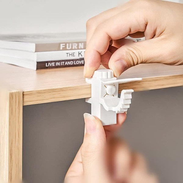 Plante-tangholder 2 stk tverrstang justerbar plast gardinstang for heklet håndkleoppbevaring for organizer