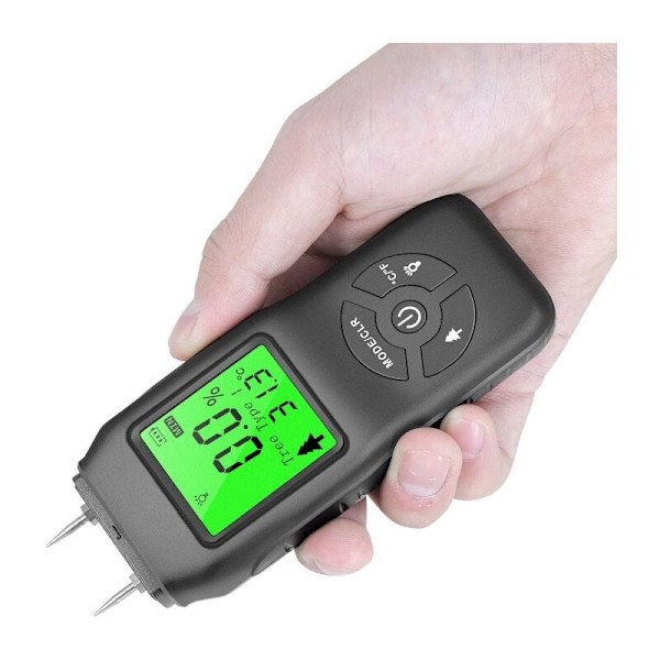 Hygrometer för inomhusluftfuktighet, mätare för inomhusväxter, digital hygrometer, fuktmätare, digital detektor, detektor, kristall flytande vattenmätare (inte