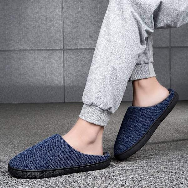 Hemmaslippers inomhus lata bomullstofflor varma casual bomullstofflor