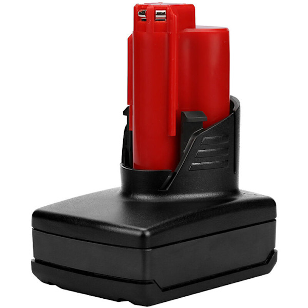 6000mAh MIL Li-ion Batteri til Miwaukee 12V 48-11-2401, 48-11-2402, C12B, C12BX, M12 2432-20, 2432-22, 2446-20, 2446-21XC, 2450-20, 2450-22, 2451, 2451-20, 2451-