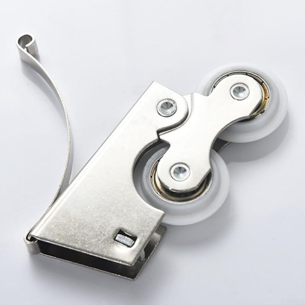Rustfrit stål/Titanium Legering Stille Remskive To Hjul til Skydedørsgarderobe (2 par)