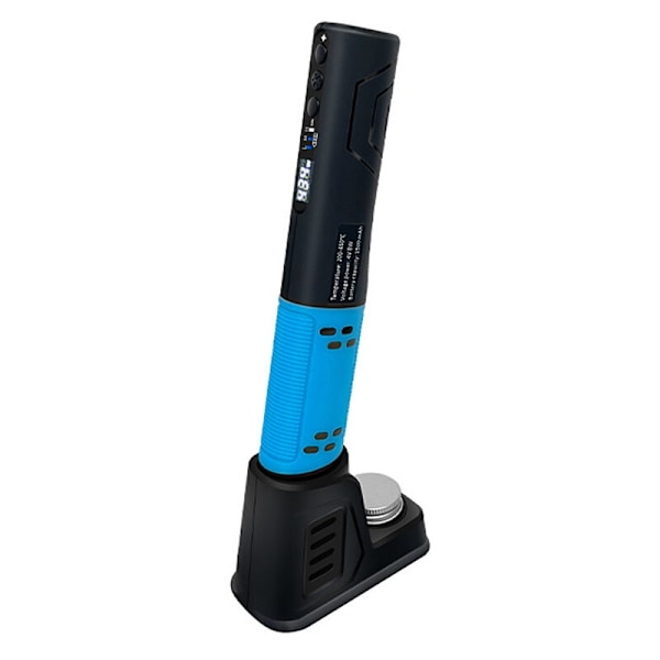 Elektrisk loddekolbe Bærbar intelligent 200-450 ℃ Multifunktionel USB-loddepen med LED-belysning til reparation og vedligeholdelse af lodning