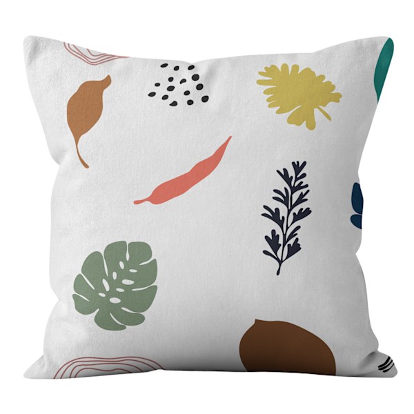 Set med 4 kuddfodral, kuddfodral 45x45cm kuddfodral dekorativa soffkuddfodral för sovrum, soffa, stol, säng, trädgård(växter)