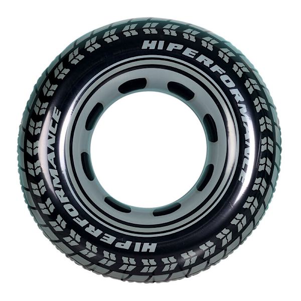Uppblåsbar boj, hållbar rund uppblåsbar pneumatisk luftmadrass uppblåsbar poolflottör flytande simbassängring vuxenstorlek 91cm