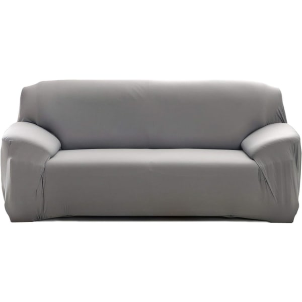 3 istuttava joustava sohvan cover käsinojilla, cover (harmaa, 3 se)