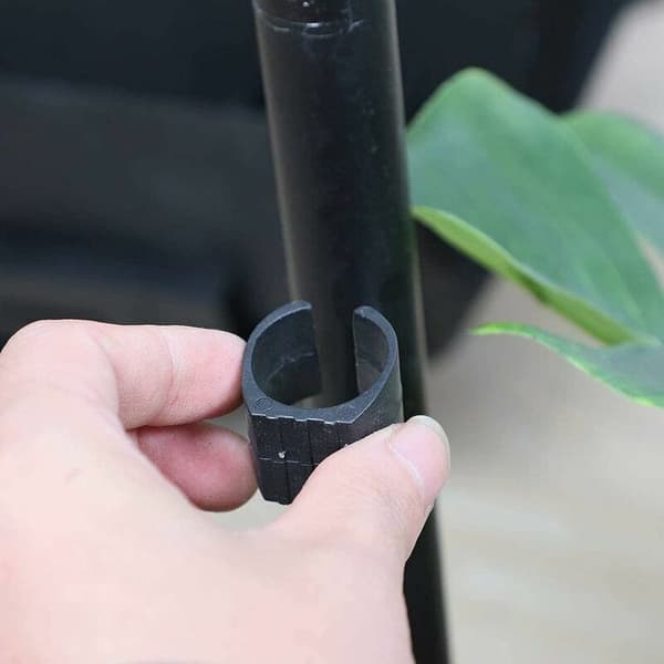 50 st U-formade plastglid (25 mm), U-formade plaststolsbensskydd, golvskydd