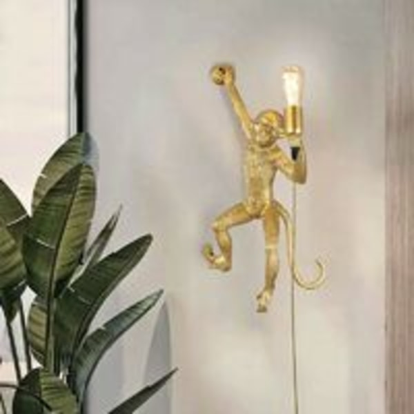 Apla vägglampa \"César\" Apllampa Guld