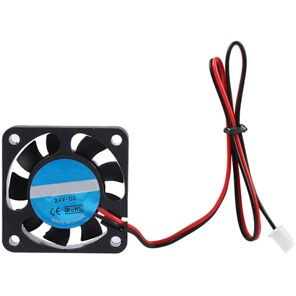 Set med 2 24 V kylfläktar för extruder, tyst, 4010, 7000 rpm, perfekt för 3D-skrivare.