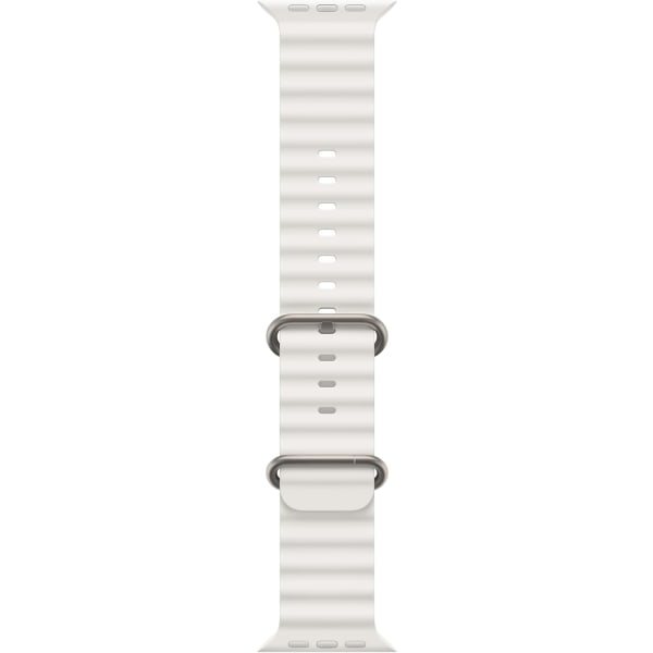 Apple Watch 49 mm hvidt havbånd