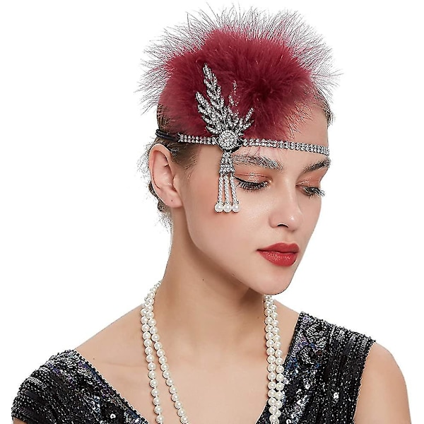 Tillbehör Kostymset Hårband Flapper Halsband Handskar