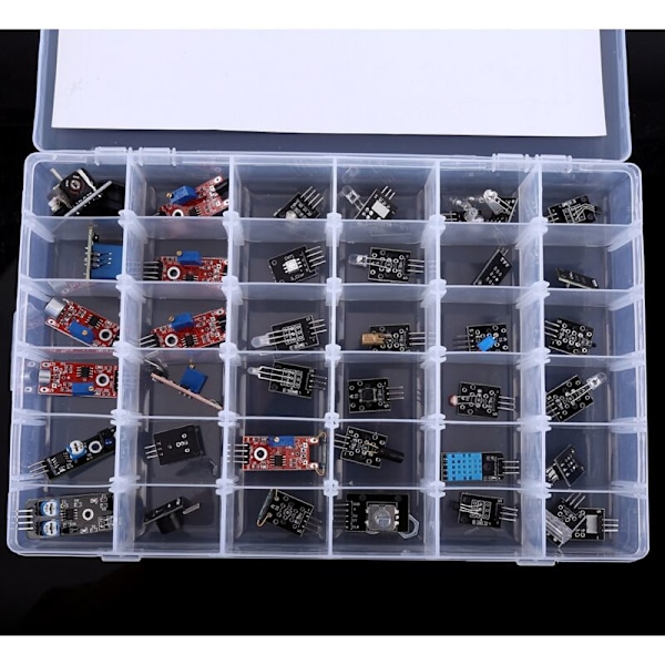 Sett med ultimate 37-i-1 sensormoduler for MCU-utdanning med boks