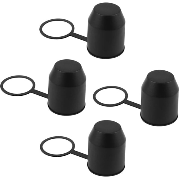 4 st Cache Ball Huttage, Skyddande Kula för dragkroksskydd med kula Ø 52 mm tillbehör för dragkrokar för släpvagn mot nötning och smuts
