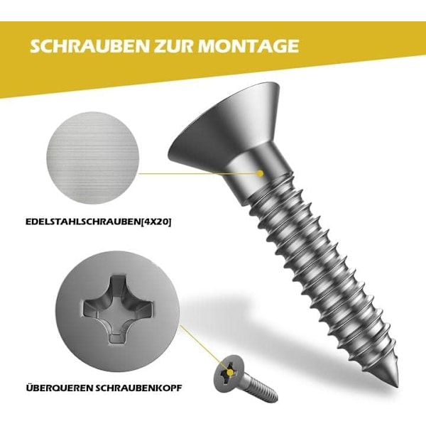 Hjuldiameter: 205mm - Premium rustfrie stålspikes til Worx Landroid Model S/M plæneklipper 2mm tykkelse forbedret trækkraft - poleret afgratning