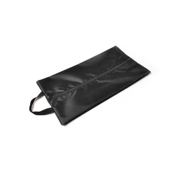 Sort, 4-pak (42 x 23 cm) rejseskotasker, skobetræk, Lightwei