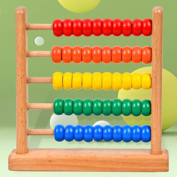 Fem-trins bøge abacus stativ
