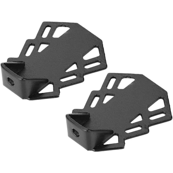 Cykelpedal bak, Halkfria fotpinnar i järn, Cykel Fotstöd bak med 5mm Hål för Mountainbike