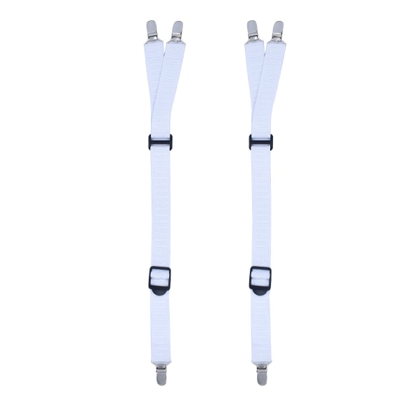 Hvid (Figur 1 som standard) - Justerbare elastiske strømpebånd til