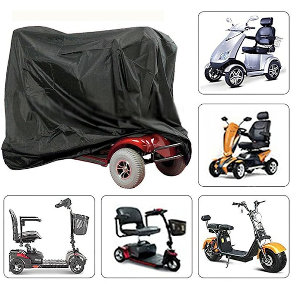 Svært slitesterkt og vanntett Oxford trekk for elektrisk rullestol, regnbeskyttelse, støvbeskyttelse for de fleste scootere med redusert mobilitet 1406691cm