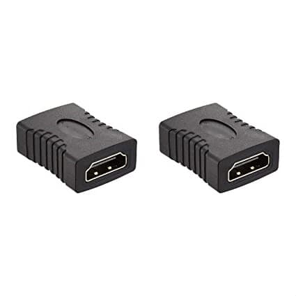 29 x 22mm, Sort, HDMI-kobling (2-pak)