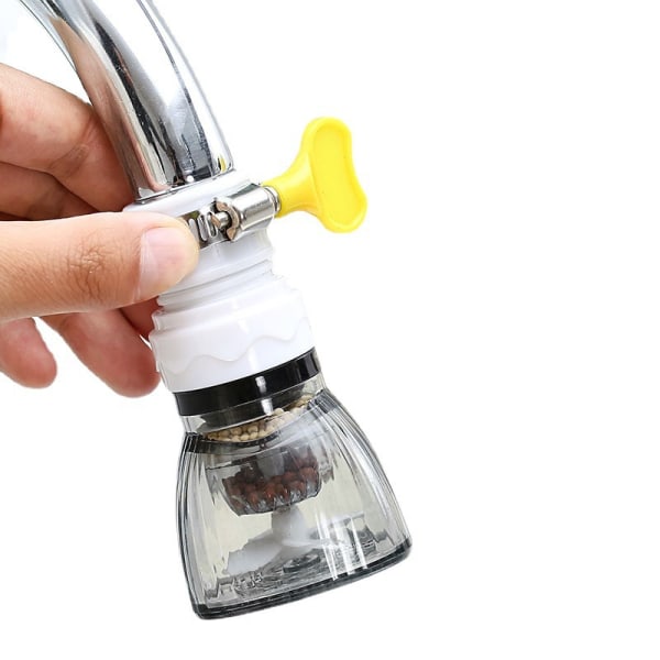 4 st svarta kranfilter Justerbart kranvattenfilter Stänksäkert köksfilter Kranfilter Kran Kran Kran