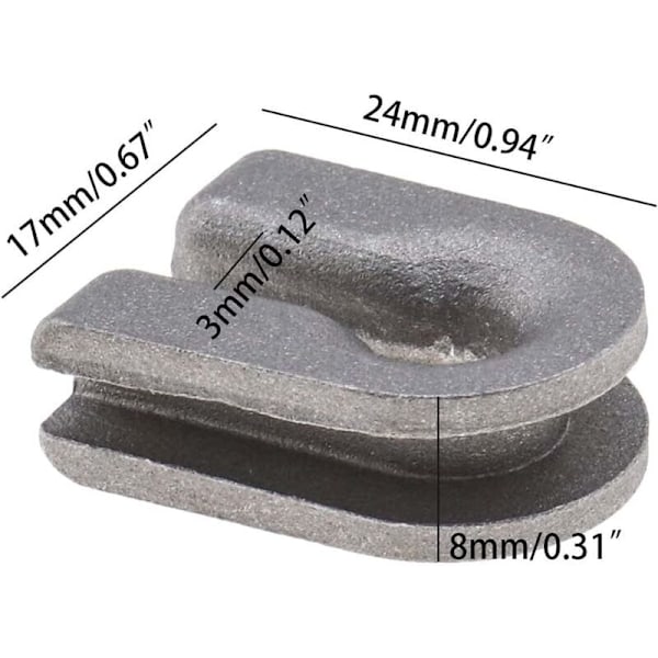 6X Trimmeripään läpiviennit Yhteensopiva T35 T25 T35X T45X Bump 537185902 2.0mm 2.4mm 3.0mm Ulkokäyttöön tarkoitetuille sähkötyökaluille Ruohonleikkurin lisävarusteet