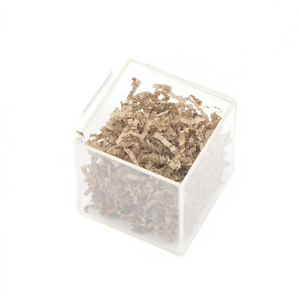 Raffia papper silke veckad vågig presentförpackning papper silke (3 stycken)