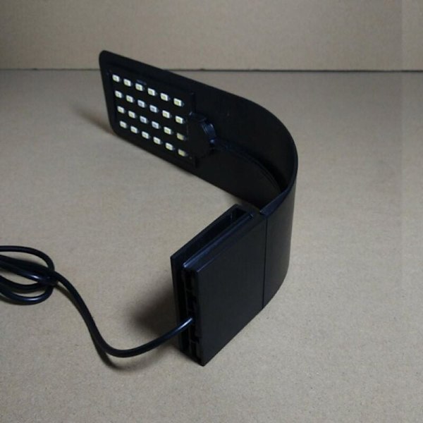 Ultra Tynd Clip-on Akvarium LED Plantelys (Sort & Hvidt Lys)