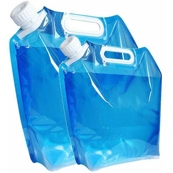Vikbar vattenbehållare, Plastbehållare utan BPA 4 stycken