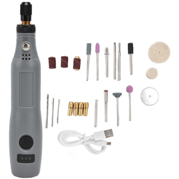 Mini elektrisk borr DC5V 3 hastigheter Justerbar mini elektrisk blandare Polering Dryck