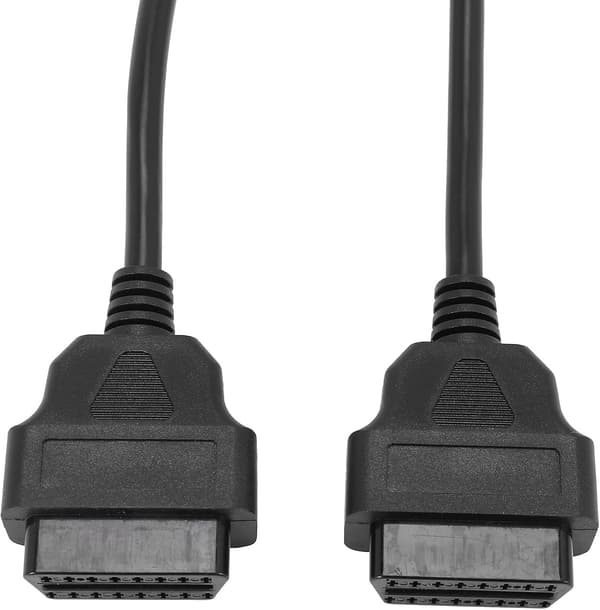 50CM Y-formet OBD 2 OBDII Splitter Adapter Kabel Han til Dobbelt Hun