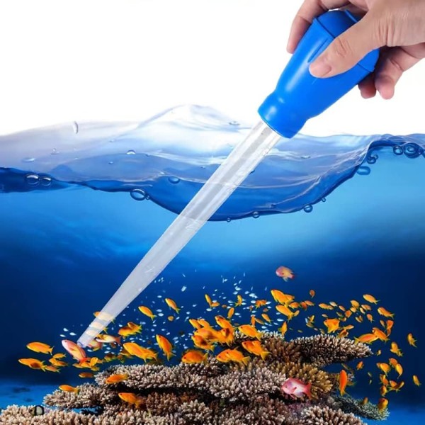 30 ml manuaalinen akvaarion vedenvaihtaja akvaarion puhdistusjätteet