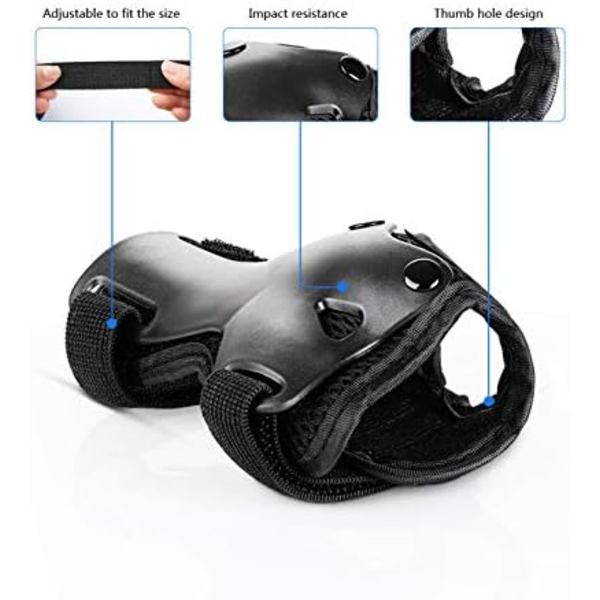 Barn Inline Skate Protection Sets Cykel Skyddande Knäskydd 5-16 År Gamla Barn Skateboard Scooter Protection Set
