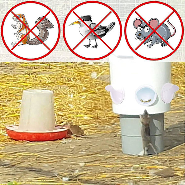 Gravity Automatisk Kycklingmatare Utan Spill, Kycklingmatare