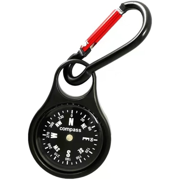 Kompassi avaimenperällä, koukku ja silmukkakompassi, taskukompassi, ohj