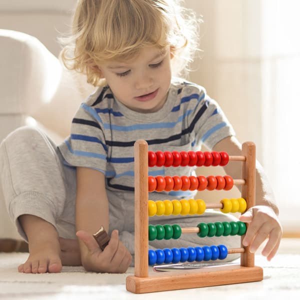 Fem-trins bøge abacus stativ