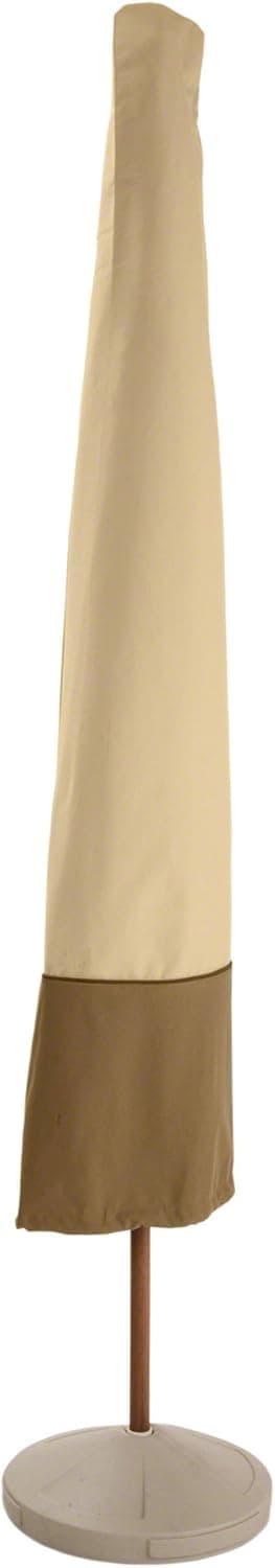 Classic Accessories  Trädgårdsparasollskydd, Pebble/Bark/Earth (240cm)