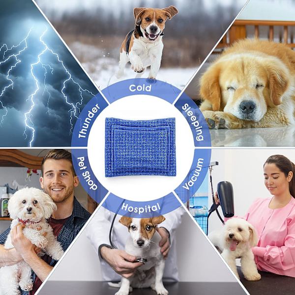 Hund Snood för Hund Hals och Öronvärmare, Hund Snood, Husdjur Hund Öronmuffar för att bära i badet Grooming Regnrock Brusreducering Hjälper Lugn (M)
